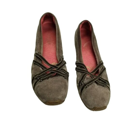 Columbia Kaci Womens Slip-On Shoes Size 6.5 Brown Suede Comfort Walking Flats - Picture 1 of 10